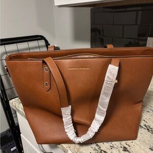 Poppy & Peonies GO-GETTER TOTE chestnut